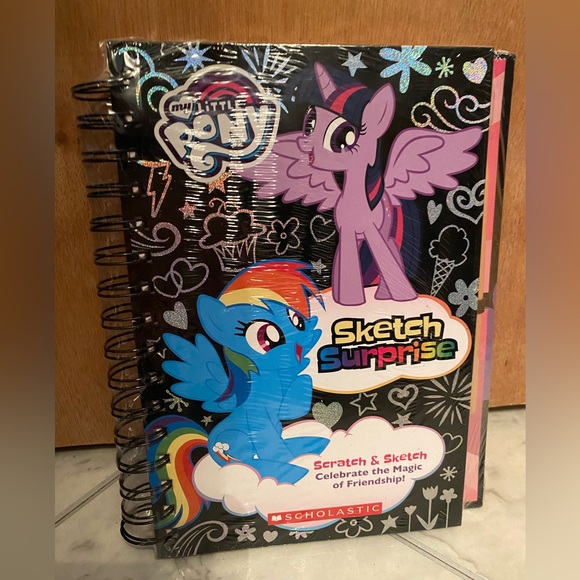 My Little Pony | Toys | My Little Pony Sketch Surprise Scratch And Sketch Book | Poshmark
